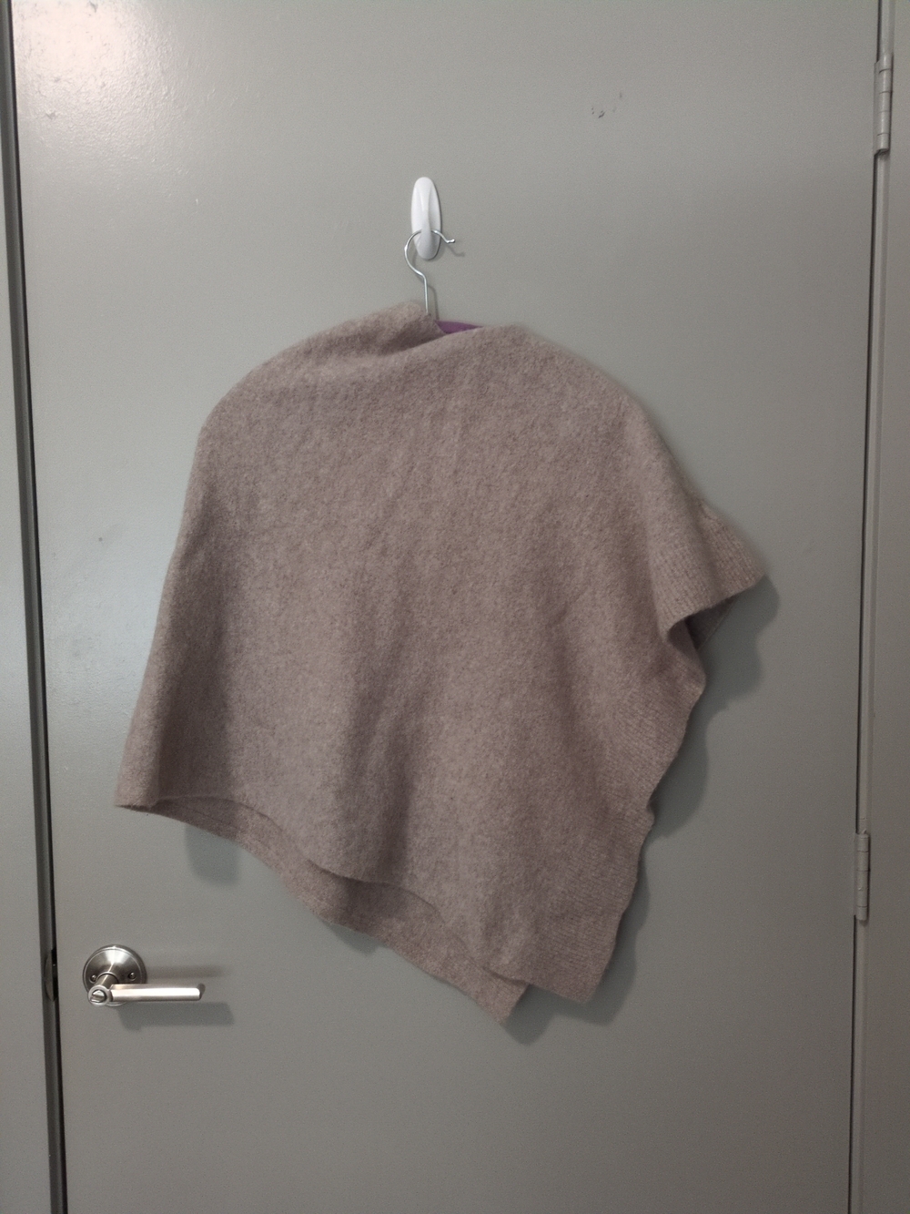 H&M Taupe Knit Poncho